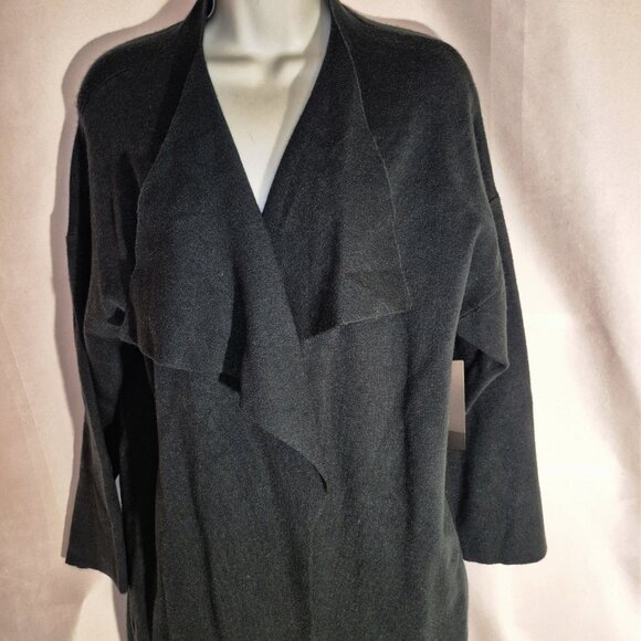 Promesa lovely long Cardigan sweater, 40" long, Dark Bluish Grey, Large. NWT - Picture 14 of 16